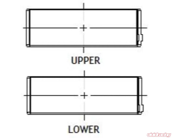 ACL Chrysler 345, 370 ci (5.7L/6.1L) Hemi .25 Oversize High Performance Rod Bearing Set