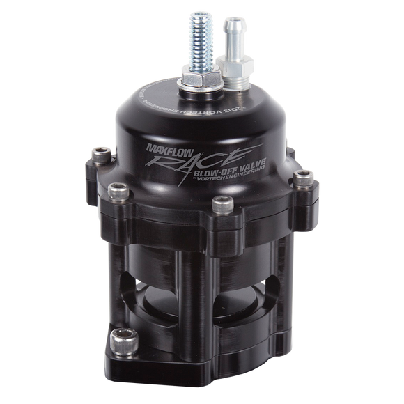 Vortech Maxflow Race BOV. Billet. Black. High Tension Spring