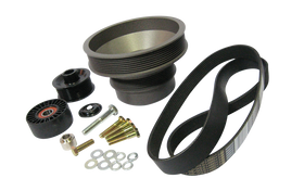 Vortech 1986-1993 5.0 Mustang 2.75" 8-Rib Pulley Pack. Accessory Drive-Underdriv