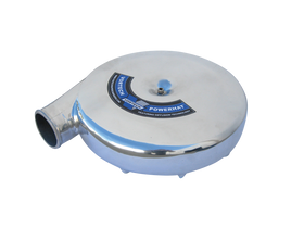 Vortech Universal "PowerHat" Carburetor Hat Assembly. Black Finish