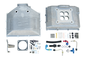 Vortech Universal Carburetor Enclosure Assy. w/Linkage & Holley 4150 Fuel Lines.