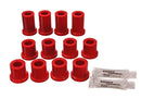 Energy Suspension 84-85 Toyota 4Runner 2 & 4WD Red Front Leaf Spring Bushing Set-1