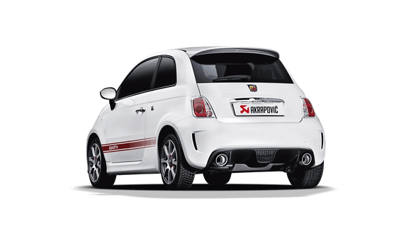Akrapovic 12-19 Fiat Abarth 500/595C/Turismo 1.4L (Excl US Models) Slip-On Line (SS) (Req. Tips)