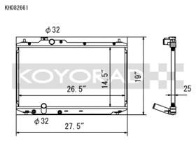 Koyo 12-15 Honda Civic SI 2.4L (MT) Radiator - 0