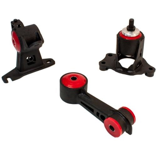 Innovative 11-15 Honda CR-Z L-Series Black Steel Mounts 75A Bushings - 0