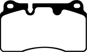EBC 04-12 Aston Martin DB9 5.9 Yellowstuff Front Brake Pads - 0
