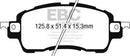 EBC 2016+ Toyota Yaris iA Greenstuff Front Brake Pads-2