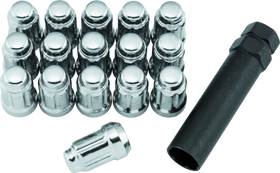 QuadBoss Spline Lug Nuts 12x1.5 - Silver