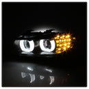 Spyder 09-12 BMW E90 3-Series 4DR Projector Headlights Halogen - LED - Black - PRO-YD-BMWE9009-BK-5