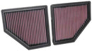 K&N 16-19 BMW 750i L6-4.4L F/I Replacement Drop In Air Filter-1