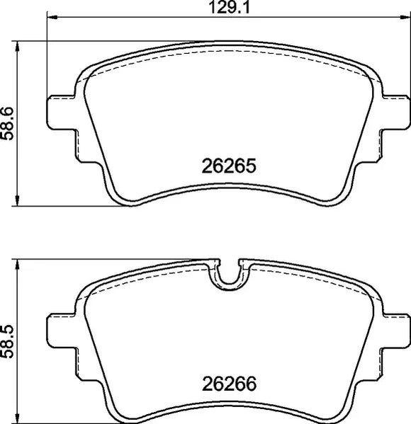 Brembo OE 20-24 Audi S5 Sportback/S6/21-24 SQ5 Sportback/2020 SQ7 Low-Met Brake Pad - Rear 0