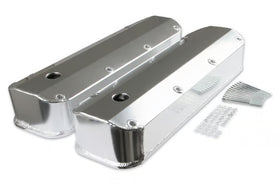 Mr. Gasket Fabricated Aluminum Valve Covers - Silver Finish 1964-1991 Chrysler 273-360 Small Block except Magnum