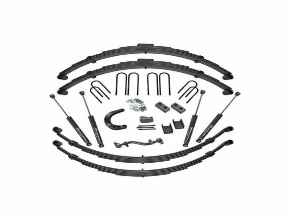 Superlift 73-91 Chevy K20 4WD (w/ 52in Rear Springs) 12in Lift Kit Rear Spring Kit w/ SLF Shocks