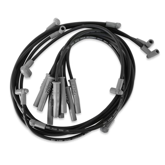 MSD Wire Set. Black Super Conductor. Chrysler 383-440 HEI for MSD Distributor