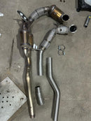 2022+ MK8 Golf R / 8Y S3 2.0T Catless downpipe V1-10
