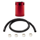 Mishimoto Compact Baffled Oil Catch Can 3-Port - Red-1