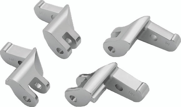 Kuryakyn Floorboard Relocator Brackets 97-16 Touring Chrome
