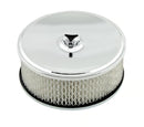 Mr. Gasket Air Filter Assembly - Chrome - 6-1/2 Inch x 2-7/16 Inch-1