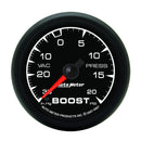 Autometer ES 52.4mm 30 In. HG/20 PSI Vacuum/Boost Gauge-1