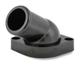 Mr. Gasket GM LS Water Neck - Swivel - 30 Degree Angle - Black 1997-2020 GM Gen III/IV LS Based Engines