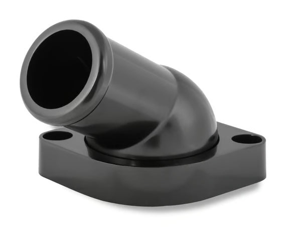 Mr. Gasket GM LS Water Neck - Swivel - 30 Degree Angle - Black 1997-2020 GM Gen III/IV LS Based Engines