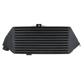 Grimmspeed Top Mount Intercooler Kit Inc. Splitter Thermal Dispersant Black For 08-14 WRX - 0