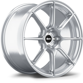 APEX SM-8RS 17 X 8.0 +40 4 X 100 CB54.1 BRUSHED CLEAR