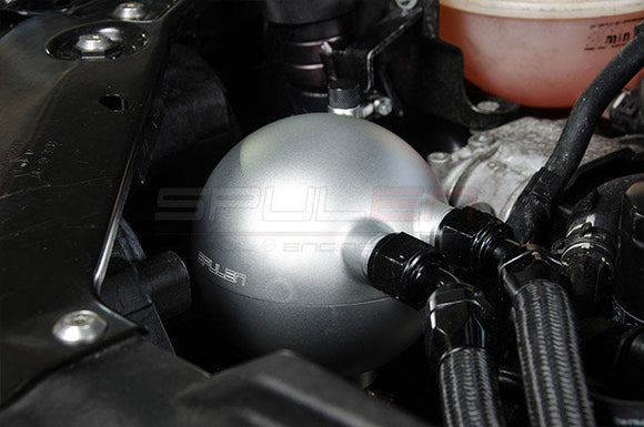 Spulen Billet Spherical Catch Can- Silver