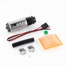 DeatschWerks 340lph DW300C Compact Fuel Pump w/ Universal Install Kit (w/ Mounting Clips)-1