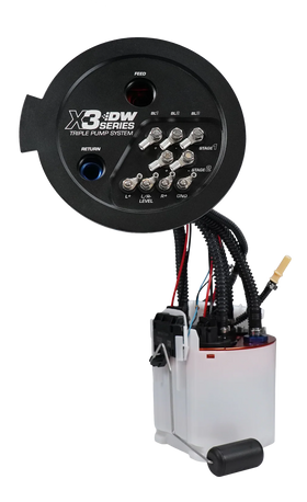 X3 Series Fuel Pump Module w/ Dual DW420 Pumps and PTFE Return Plumbing Kit for 2020-24 A90 GR Supra and 2021-24 BMW M3/M4 - 0