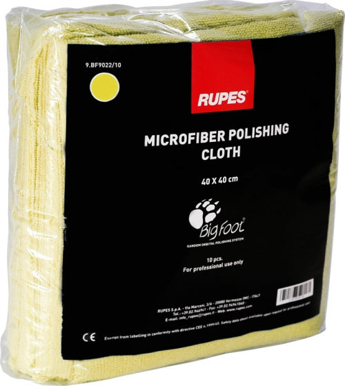 RUPES* 1 CARTON WITH 10 CLOTHS IN YELLOW COLOR