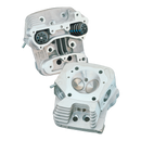 S&S Cycle 84-99 BT 83cc Cylinder Head Kit For S&S 4in Bore - Natural Aluminum Finish-1