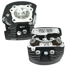 S&S Cycle 84-99 BT Super Stock Cylinder Heads - Polished Aluminum Finish