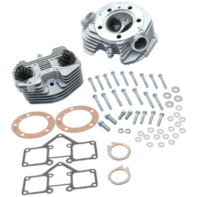 S&S Cycle 79-84 BT Super Stock 3-5/8in Bore Band Style Dual Plug Cylinder Head Kit - Natural