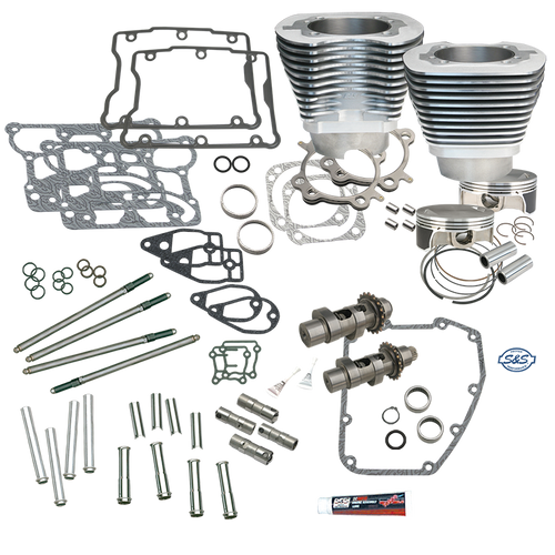 S&S Cycle 2007+ BT 106in Big Bore Hot Set Up Kit w/o Cylinder Heads