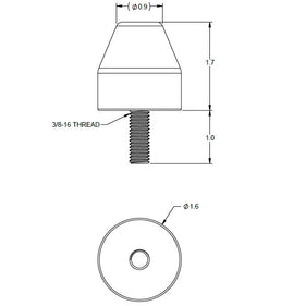 Ridetech Medium Bumpstop 1-1/2in