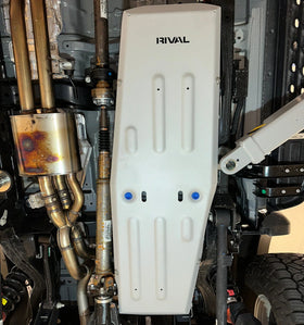 RIVAL Aluminum Gas Tank Skid Plate 2024-2025 Ford Ranger Raptor - 0