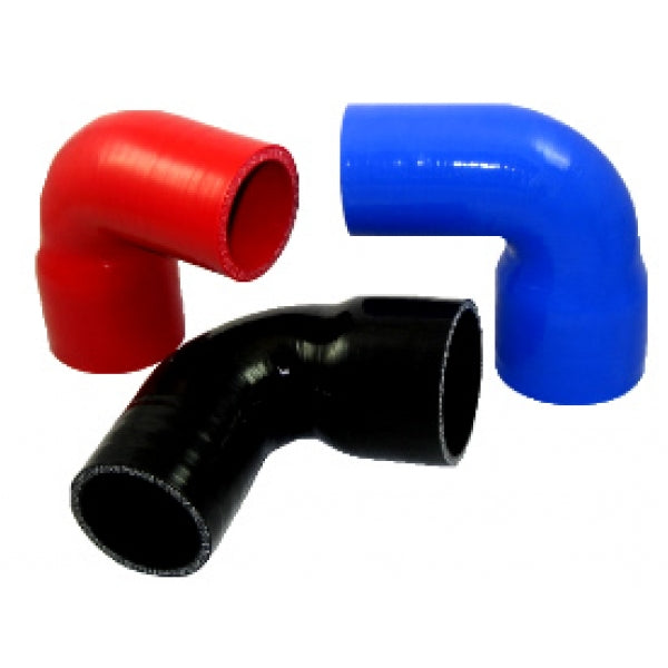 90° 2.5" - 3" ID Silicon Transition Coupler (4 ply)