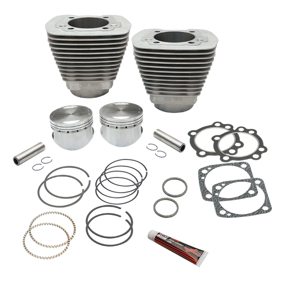 S&S Cycle 84-99 BT 96in 3 5/8in Big Bore Cylinder & Piston Kit - Natural