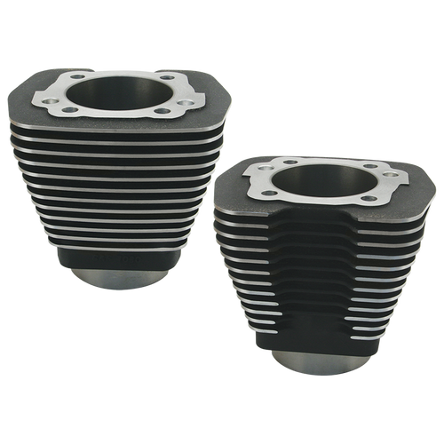 S&S Cycle 84-99 BT w/ 96in Engines w/ Stock Heads 3-5/8in Bore Cylinders - Wrinkle Black