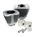 S&S Cycle 84-99 BT w/ Stock Heads 3-1/2in Bore Cylinder & Piston Kit - Natural-1