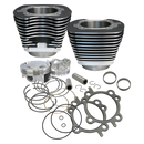 S&S Cycle 99-06 BT 97in Big Bore Cylinder Kit - Wrinkle Black-1