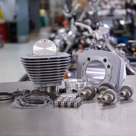 S&S Cycle 00-21 Sportster Models 883cc to 1200cc Hooligan Kit - Silver