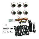 KC HiLiTES Cyclone V2 LED - Rock Light - 6-Light System - Clear - 5W Flood Beam-1