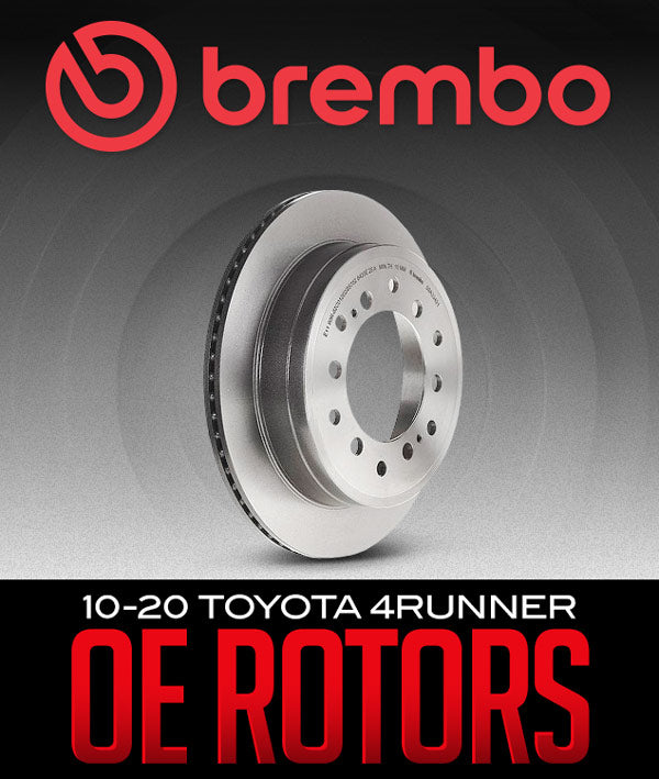 BREMBO OE ROTORS: 2010–2020 TOYOTA 4RUNNER