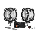 KC HiLiTES 6in. Pro6 Gravity LED Light 20w Single Mount SAE/ECE Driving Beam (Pair Pack System)-1