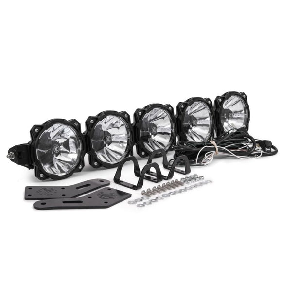 KC HiLiTES Polaris RZR 32in. Pro6 Gravity LED 5-Light 100w Combo Beam Overhead Light Bar System