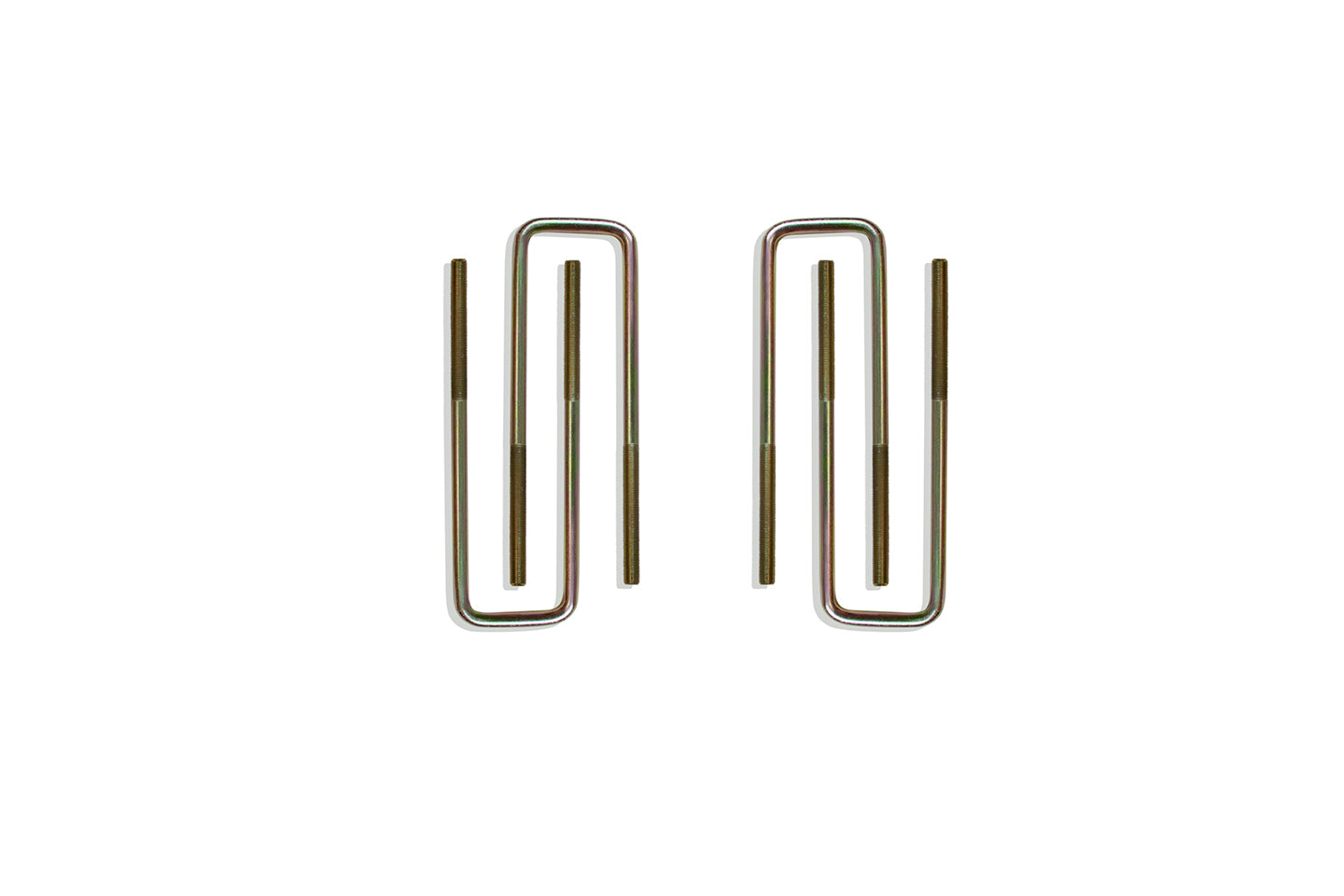 MaxTrac 09-18 Ford F-150 2WD Rear U-Bolts for 2in Lift Blocks - Square - Set of 4