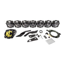 KC HiLiTES Can-Am X3 45in. Pro6 Gravity LED 7-Light 140w Combo Beam Overhead Light Bar System-1