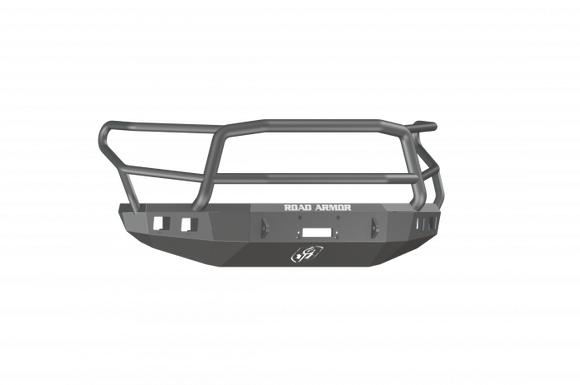 Road Armor 14-20 Toyota Tundra Stealth Front Winch Bumper w/Lonestar Guard - Tex Blk